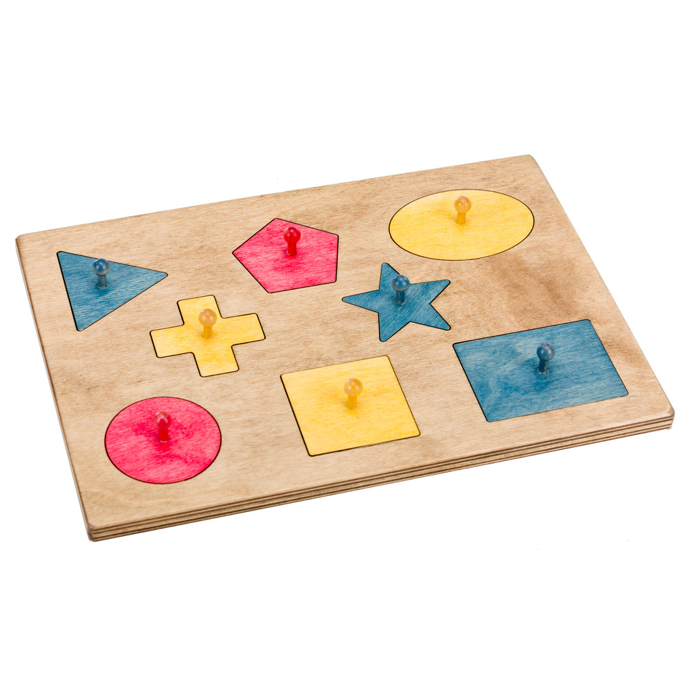 PUZZLE BOARD W/ SHAPES