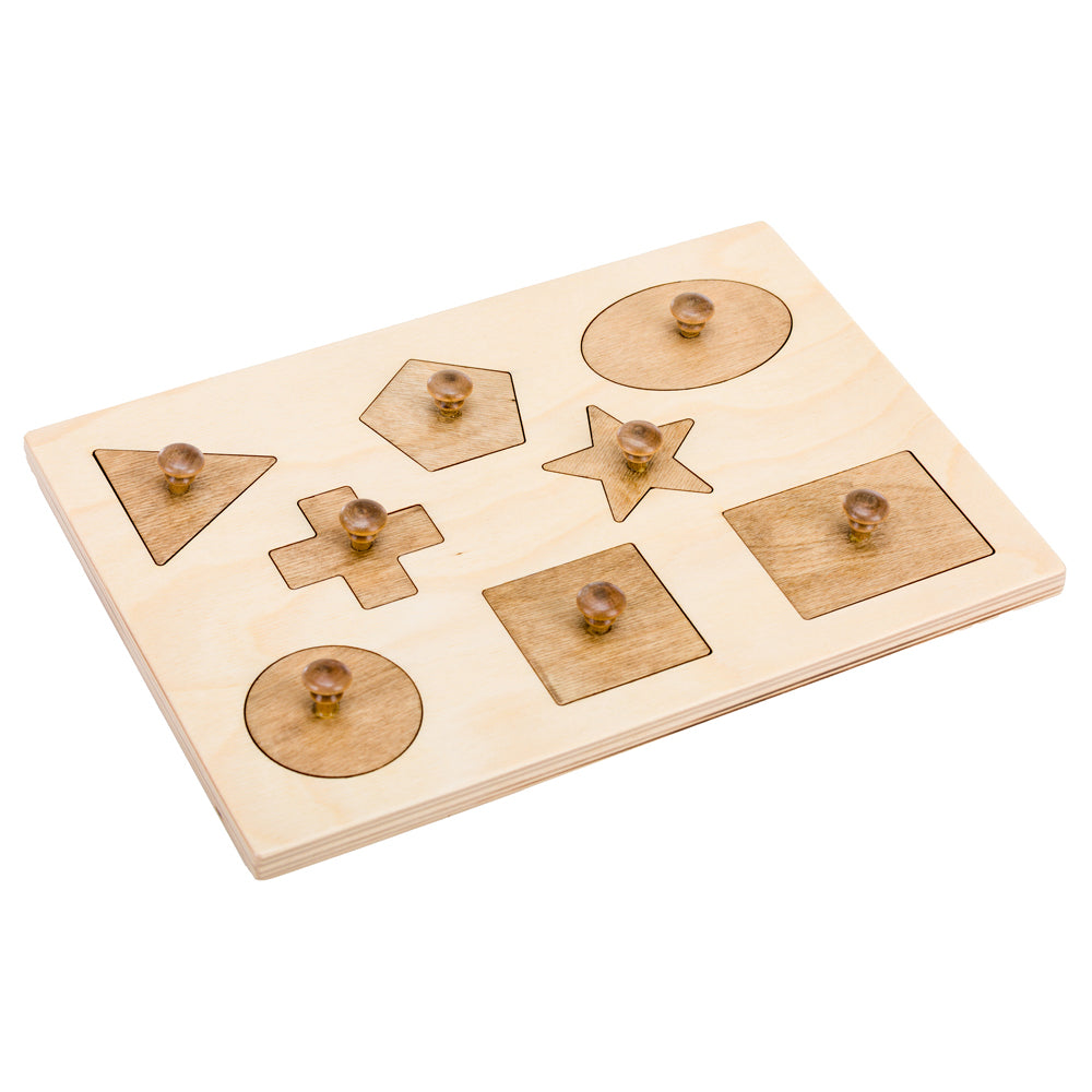 PUZZLE BOARD W/ SHAPES