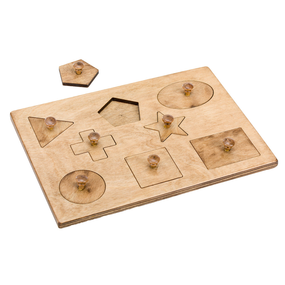 PUZZLE BOARD W/ SHAPES