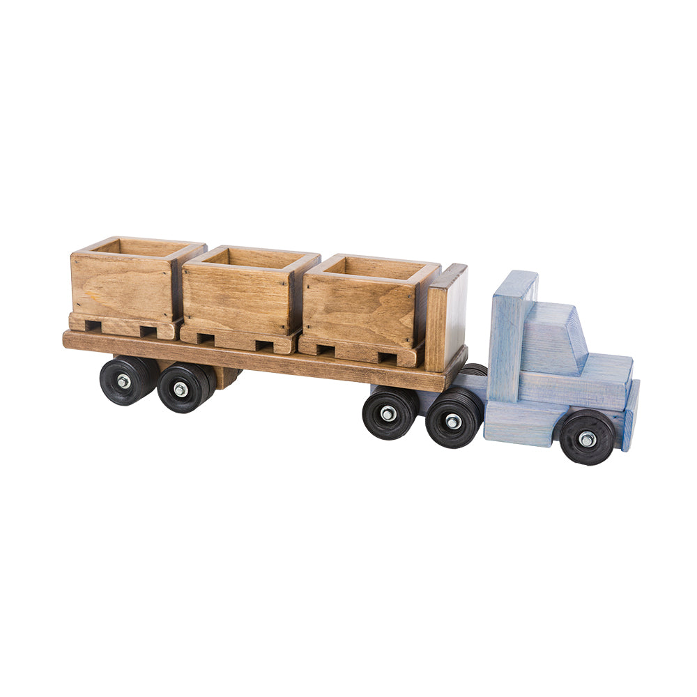 TRUCK W/ SKID TRAILER