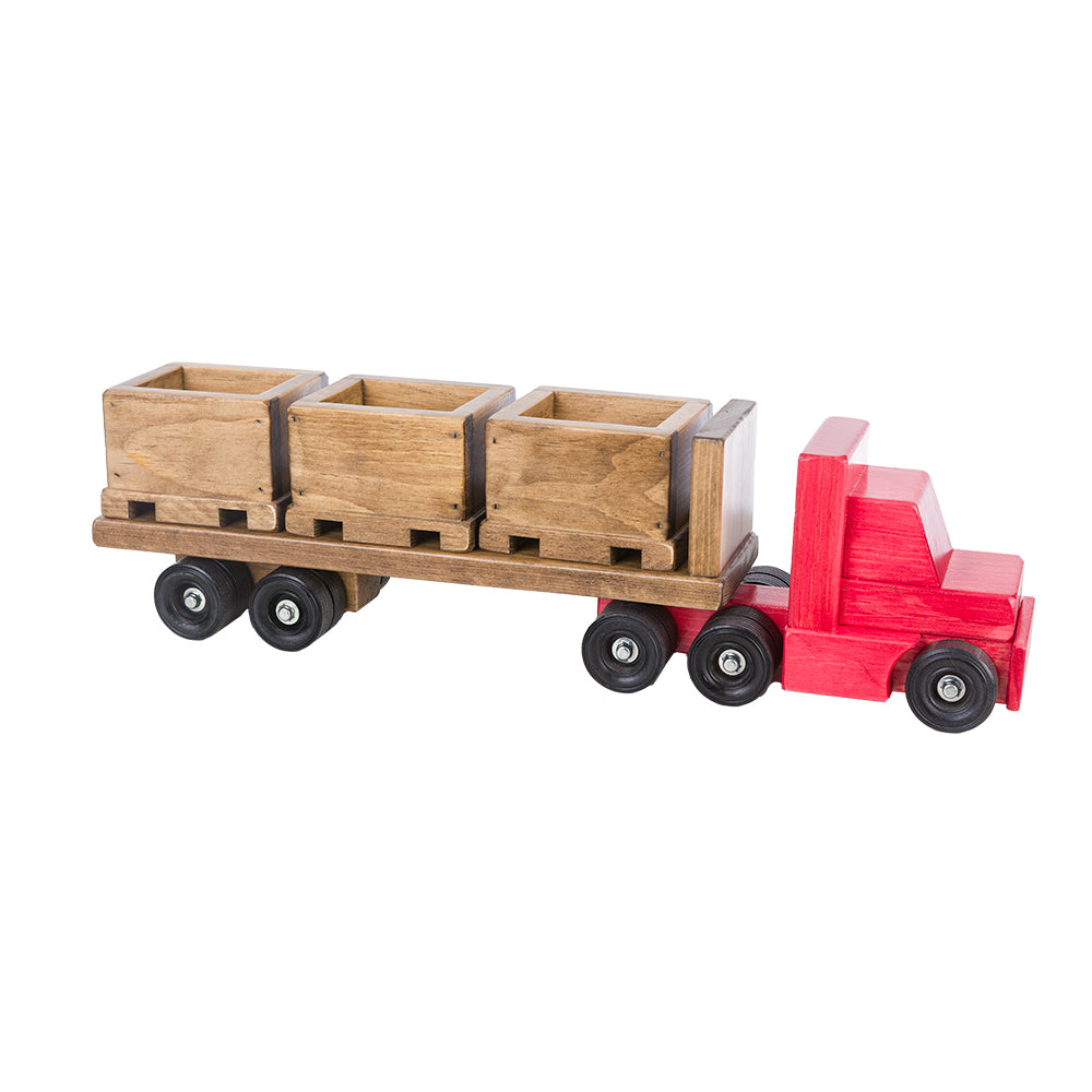 TRUCK W/ SKID TRAILER